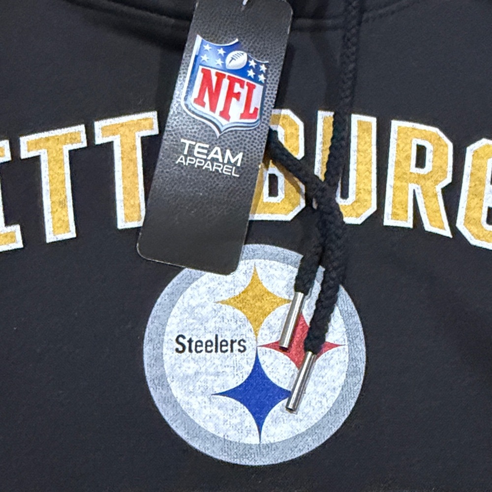 Fanatics NFL Pittsburgh Steelers Black Pullover Hoodie - Picture 6 of 7